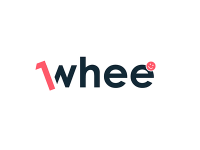 1whee Logo branding clear design graphics logo
