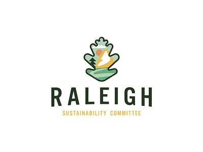 Raleigh Sustainability Committee branding citrix design drawing icon illustration ui ux vector