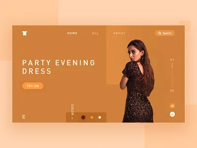 Party Evening Dress fashion ui webdesign 复古 穿衣搭配