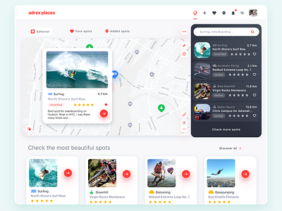 Adrex Home App for desktop app content design interface milkovone ui ux