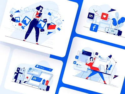 Meetfelix.com illustrations set 5 design illustration ui vector