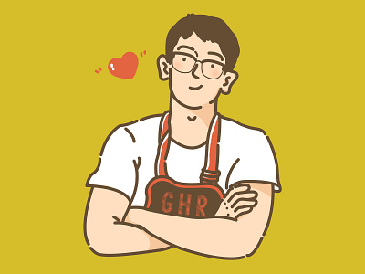 男孩ed boy cartoons illustration