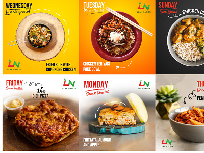 Food Social Media Design facebook banner facebook post food food social media design instagram instagram post linkedin post pizza social media social media story template twitter post