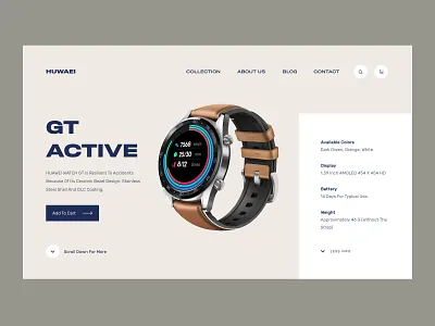Huawei store. app clean design interface landing page minimal typography ui ux web website
