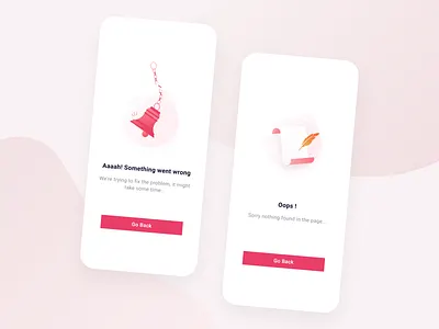 Knowastro 404 app design illustration ui ux vector