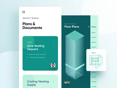 Bractlet Mobile Dashboard Exploration app application building cooling dashboard documents engineering exploration floor plan heating ios mobile mobile app plans