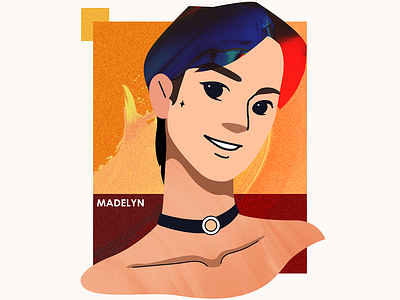 Madelyn art branding color design gay gay pride illustration illustrator match type typography vector