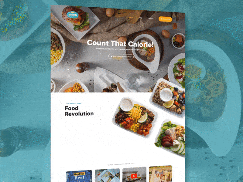 Diet in a Box - Interface Animation animation app branding design motion design motion graphic ui ux web website