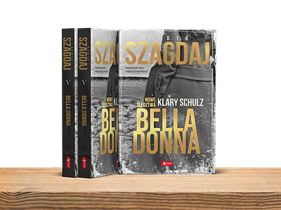 Book Cover - Bella Donna - The new Klara Schulz book book cover cover cover design cover layout crime hero novel retro woman woman detective womanhero