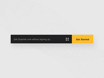 Call to Action on action application black blockchain blockstack business button cta button decentralise design icon interfaace minimal privacy simple ui uiux vector web website yellow