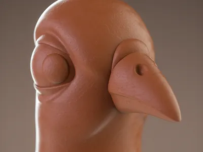 Escultura Paloma 3d 3d art 3d artist animation c4d charactedesign character characterdesign cinema 4d cinema4d design illustration photoshop render substancepainter zbrush