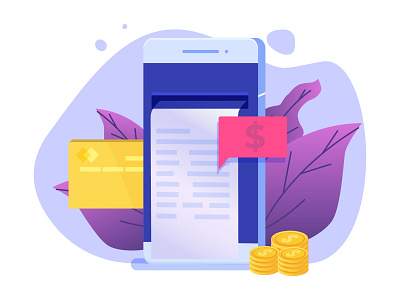 Mobile Payment business icon illustration internet payment payment app ui vector