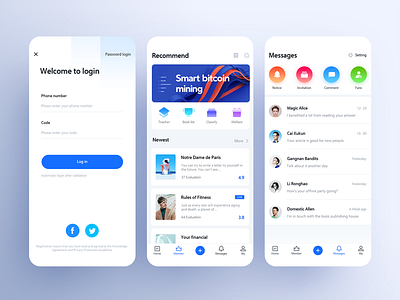 Zhihu redesign Visual design 03 app hiwow ui uidesign 应用 设计