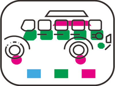 Color block illustration