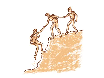 Team Trust illustration ipadpro procreate team trust