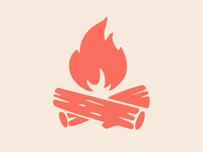 Campfire camp campaign campfire fire illustration illustration art ipad pro made by campfire