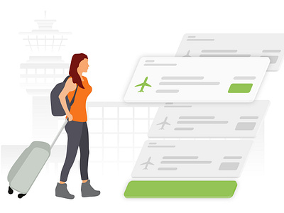 Insert App Name Insert App Apple Id Appstore Product Developerpa booking flight illustration passenger presentation sketch