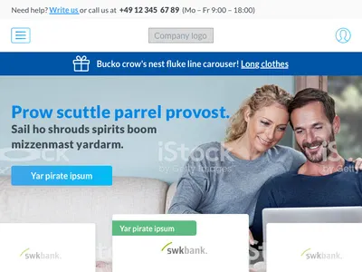 Fintech homepage Tablet fintech homepage design tablet design