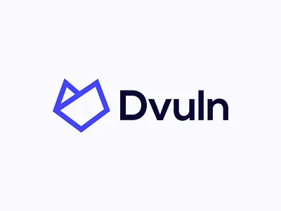 Dvuln Combination Logotype / Identity branding branding agency design drawing dvuln hacker head identity line logo logotype minimal security strokes wolf