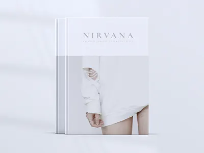 NIRVANA Minimal Lookbook Magazines brochure catalogue clean design elegant fashion flyer lookbook luxury magazine minimal minimalist modern print print template professional simple simply template unique