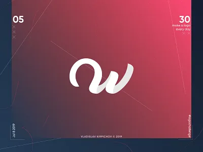 #5 w logo branding design illustrator logo logotype photoshop sturtup typography