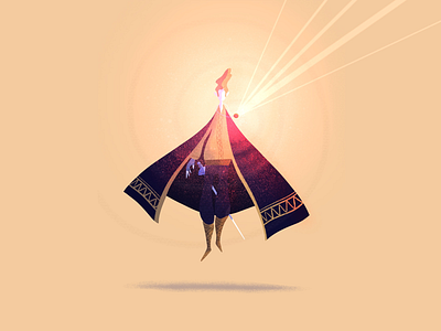 The levitation stone 🧙🏻‍♂️🌀 character character design design drawing dribbble illustration illustrator lille magic magician procreate stone