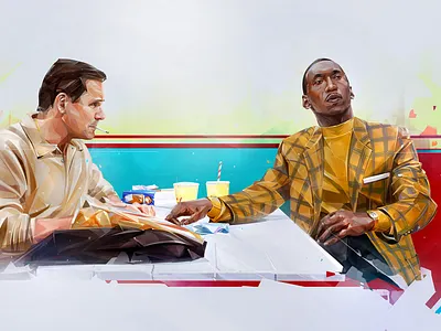 GREEN BOOK art cover design illustration movie portrait poster