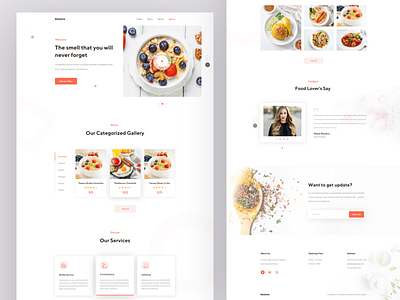 Restaurant website food homepage homepage design restaurant restaurant website uidesign uiux uxdesign web website website design website designer