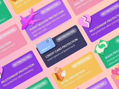 DoNotPay Instant Protection Icons branding design donotpay icon iconography identity interface protection ui