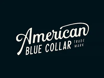 American Blue Collar - Brand Assets 2/3 american blue collar brand identity branding carpenter carpenters contractor contractors electrician electricians entrepreneurs growcase hammer logo design logotype mechanic mechanics merch merchandise working class workwear