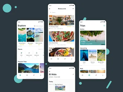 Travel App for mobile app dailyui dailyuichallenge design flat mobile app design travel app ui xddailychallenge