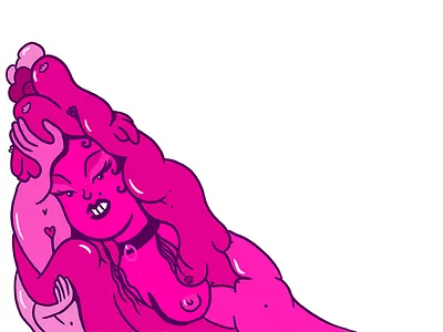 Hot Pink Sex character character concept character creation design digital painting female character illustration procreate