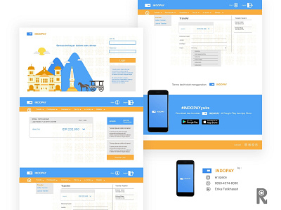 An Internet Payment Website app art character design digitalart flat illustration landing page ui vector web webdesign