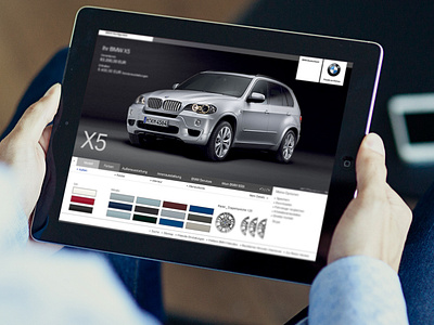 Bmw Configurator Sanmiguel UI bmw car concept ui