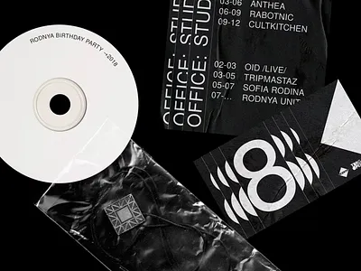 Party Identity 8 cd identity identity design music poster party party poster rodnya techno typography