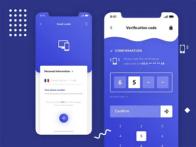 Verification Mobile UI For iOS design freebie freebies ui