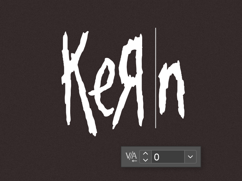 Kern Animation animation design funny gif humor joke kern lettering logo metal typography