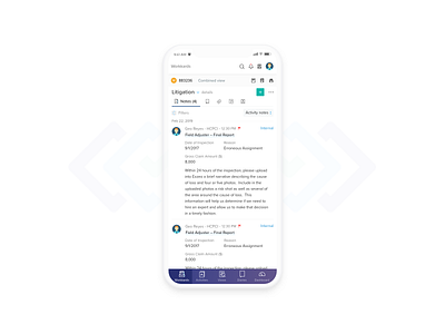 Mobile web version for Claim Colony claim claim colony exzeo insurance insurance app mobileui mobileweb responsive design responsive web design ui design uiux userexperience userinterface uxdesign uxui