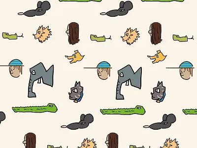 characters head Texture abstract animation app art branding character clean concept creature design flat icon illustration illustrator logo minimal painting typography ui vector