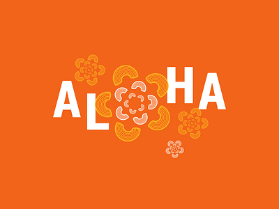 Hawaii Not Try Something New? art direction brand and identity color theory design flower illustration graphic art graphic design graphics typography
