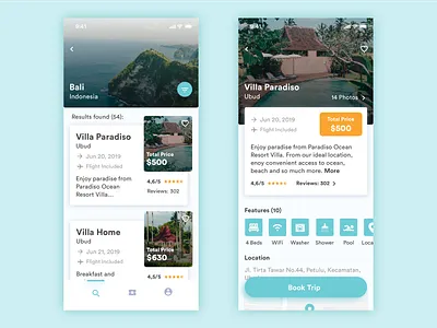 Hot Summer App booking dailyui ios list mobile price travel travel app ui