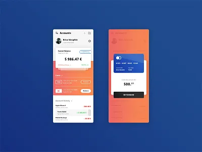 Free Crypto Mobile UI Design app apps bitcoin branding crypto wallet freebie freebies mobile ui