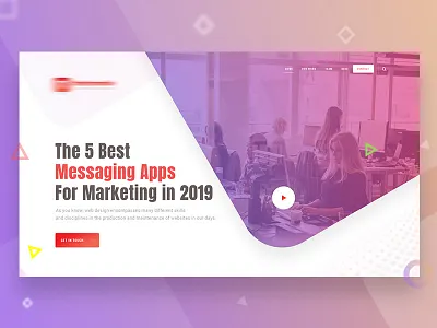 Creative Agency Website Home Page Design agency website apps design apps screen branding creative website design ecommerce illustration marketing website ui ux vector