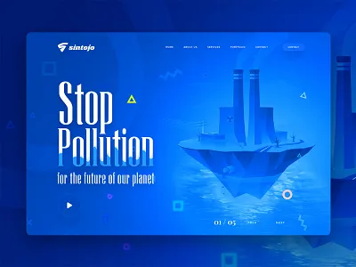 Stop Pollution Free Header Image apps design apps screen branding design ecommerce illustration logo stop pollution stop pollution facts stop pollution images stop pollution poster ux web website concept