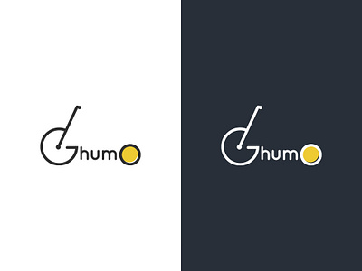 Ghumo Logo Design branding coming soon concept concept design design homepage design illustration landing page logo marketing ui vector