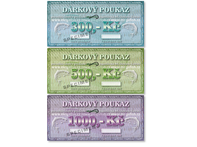 Vouchers Megafish adobe illustrator adobe photoshop