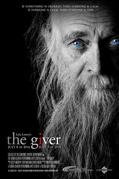 The Giver - Poster design graphic design live theater movie poster poster the giver theater production theatre theatrical