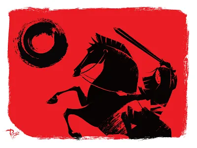 For Honor! art brush stroke brushes disney feminism illustration mulan