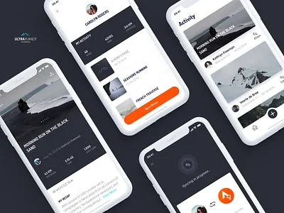 Ultrarunner iOS App app design ios running sketch ui ux