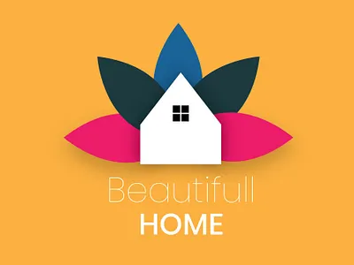 Home_logo beauitiful branding home illustration logo vector